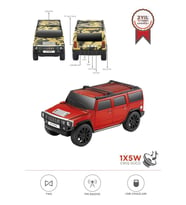 Torima D-48 Kırmızı Araba Tasarım USB/TWS/FM Bluetooth Hoparlör Speaker