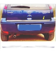 Opel Corsa C Krom Bagaj Alt Çıtası 2000-2007 Arası P.Çelik