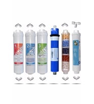 Kapalı Kasa 12 Inç Su Arıtma Cihazı Filtresi 10 Aşamalı 80 Gpd King Membranlı Inline Filtre Seti