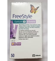Abbott Optium H Kanda Keton Test Kiti Strip Ketone -test Ölçüm Çubuğu–(50’li Keton Stribi)