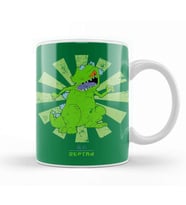 Reptar Retro Japanese Rugrats Kupa Bardak Porselen