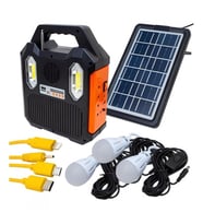 Radyolu 3 Ampullü Güneş Enerjili Ev Bahçe Kamp Aydınlatması WS-5673