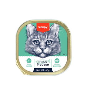 Wanpy Kedi 40g Ton Balıklı Alutray Yaş Mama