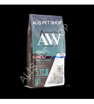 Animal world 15 kg Kedi Mix Multicolor Chicken &Rice (Çok Renkli)