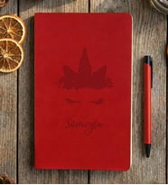 Kişiye Özel Unicorn Defter Doğum Günü Hediyesi (Kırmızı)