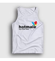 Presmono Unisex Beyaz Hotmale Try It For Free Atlet 427670tt (Beyaz)