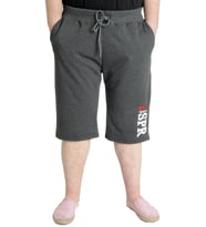 Mode XL Büyük Beden Erkek Kapri NYC 23507 Antramelanj