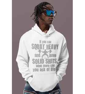 Tasarım Squat Bodybuilding Fitness Gym Baskılı Unisex Oversize Sporcu Hoodie