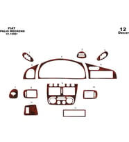 Meriç® Fiat Palio Weekend Ön Torpido Kaplama Maun 12 Parça 1998-2002 (Maun)