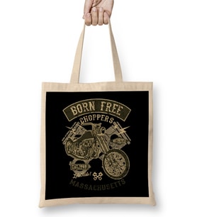 Born Free Choppers Retro Motorcycle Bez Çanta Uzun Saplı