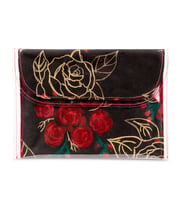 El Boyama Rose Serisi Large Özel Clutch Çanta