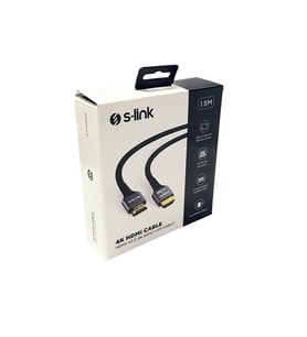 4k 1.5mt Hdmı Kablo V2.0 60hz Slx-hd4k015 (Çok Renkli)