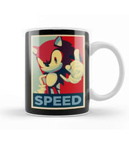 Sonic Speed Sonic The Hegdehog Kupa Bardak Porselen