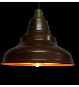 RİOLİGHT RUSTİK BAKIR GOLD ASKILI TEKLİ SARKIT (Siyah)