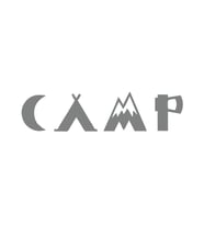 Camp Kamp Sticker17x17 Cm Gri
