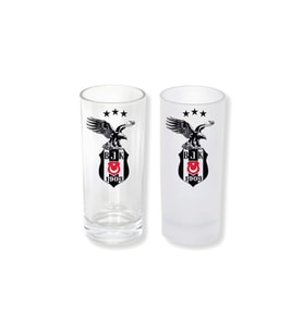 Ghostbastır Design Beşiktaş Buzlu / Buzsuz Seçenekli Rakı Bardağı – 1 Adet Şık Sunum Bardağı 069