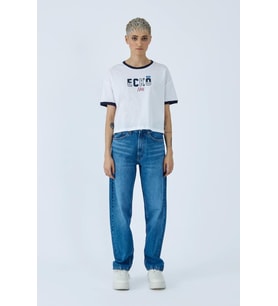 Ecko Unltd. 1221040149 W-1011 White Kadın Tshirt (Beyaz)