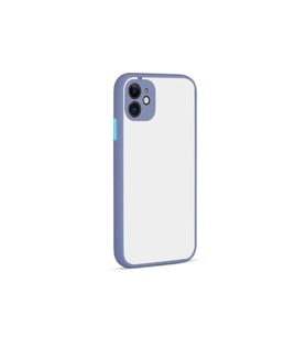 Apple iPhone 12 Uyumlu Kılıf Zore Hux Kapak (Mor)
