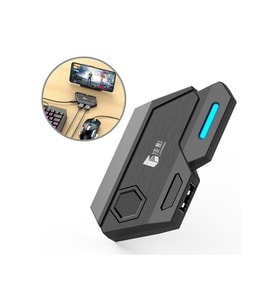 Elite - Pubg Mobile Klavye Ve Mouse Dönüştürücü 3 In 1 Geekgamer Türkçe Yapay Zeka Akıllı Makro (Füme)
