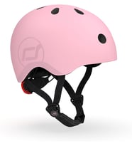 and Ride ayarlanabilir askılı bebek kaskı, mat kaplama, S ve M bedenler, LED güvenlik ışığı ve ek koruma için yumuşak polar dolgu dahil