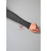 Pratik Tesettür Penye Kolluk- Namaz Kolluk (Gri)