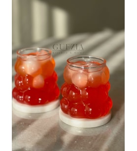 Üzüm Bardak  Boncuk Şekilli Bardak  Kahve Ve Sunum Bardağı  400 ML  2 ADET