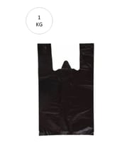 Siyah Atlet Poşet Mini Boy 20x34 cm Takriben 235 Adet 1 Kg