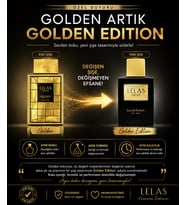 Lelas Golden Edition Kadın Erkek Parfüm EDP 55 ML – Meyvemsi Çiçeksi Odunsu Kalıcı Niş Koku - 1676