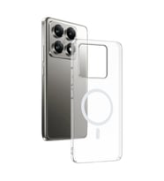 Xiaomi 14T Pro Kılıf Kablosuz Şarj ve Magsafe Destekli SlimSafe Premium Sert PC Silikon Kapak (Renksiz)