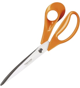 Fiskars Evrensel Makas, Uzunluk: 25 Cm, Paslanmaz Çelik Bıçak/Plastik Saplar, Turuncu, Klasik, S94,