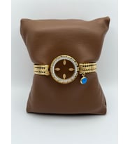Arnes Jewelry Çelik Çeyrek Altın Takılabilen Kelepçe