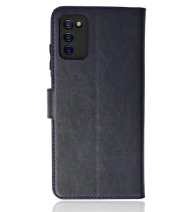 Galaxy A03S Kılıf Trend S Plus Kapaklı Kılıf - Lacivert