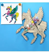 Pegasus Ahşap Mandala Boyama Seti