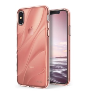 Ringke Flow iPhone X ile Uyumlu KIlıf Rose Gold