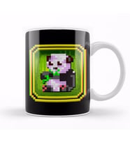 Cute 8 Bit Panda Awesome Animal 8Bit Panda Bear Kupa Bardak Porselen