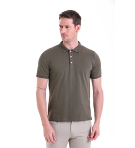 Hatemoğlu Haki GL 112301 Basıc Polo Pike T-shırt