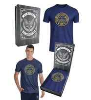 FENERBAHÇE ERKEK TRIBUN KAMUFLAJ TSHIRT LAZER KUTU HEDİYELİ (Lacivert-Beyaz)
