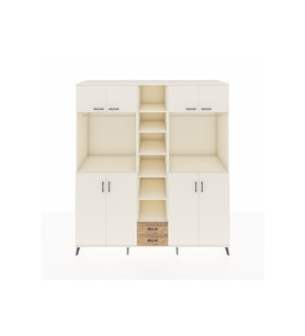 Kronos Dolap 14 Raflı 2 Çekmeceli 2 Askılı 220x59x243 Aytaşı-Aytaşı/Çam