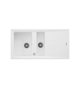 Teka Stone 60 B-Tg White Granit Eviye (Beyaz)
