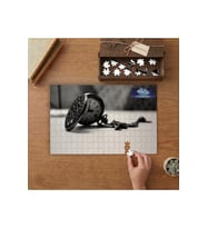 Nostaljik Köstekli Saat Tasarımı 240 parça Ahşap Puzzle Ahşap Kutuda MP04950