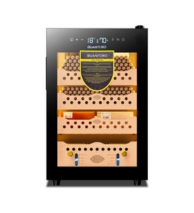 Quantoro QCC-60 Elektronik Nemlendirme & Soğutmalı Siyah Puro Dolabı - QTR-001