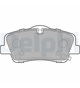 DELPHI LP3295 Arka Fren Balatasi 5830159A00