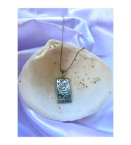 The Moon Ay Tarot Kartı Gümüş Kolye