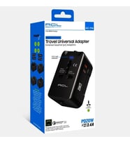Evrensel Eu Us Au Uk Priz Fiş Çevirici Dönüştürücü Seyahat Adaptörü 2 Type-c 1 Usb Çıkışlı Adaptör