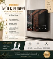 Mülk Suresi Okuyan Dijital Buzdolabı Magneti  Şarjlı  Ses Ayarlı  Güçlü Mıknatıslı Manevi Hatırlatıcı