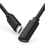 MT01925 Thunderbolt 3 Type-C Erkek to Type-C Dişi Uzatma Kablosu 50 cm