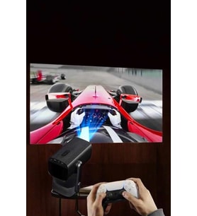 Northcity Taşınabilir Sinema Oyun Projektörü - Android 11 ve Kablosuz Bağlantı