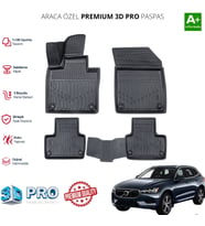 VOLVO XC60 ARACA ÖZEL 3D PASPAS 2017 2018 2019 2020 2021 2022 2024