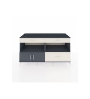 Kronos Konsol 2 Raflı 3 Çekmeceli 2 Kapaklı 176x59x99 Antrasit-Antrasit/Aytaşı