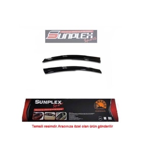 Peugeot Expert 2019 Sonrası Mugen Cam Rüzgarlığı Ön 2li Sunplex (Siyah)